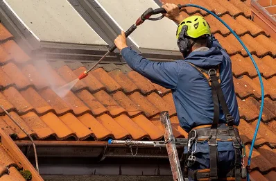 Démoussage et hydrofuge de toiture à Plovan